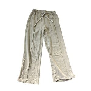 Aerie Cream Wide Leg Pants